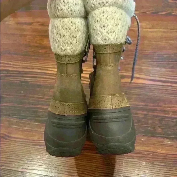 The North Face Shellista Brown Leather Winter Boot Size US 6 - Picture 5 of 9